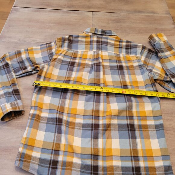 Eddie Bauer Classic Fit Men's Plaid Flannel Button-up Shirt Size TL 100% Cotton - Picture 6 of 9